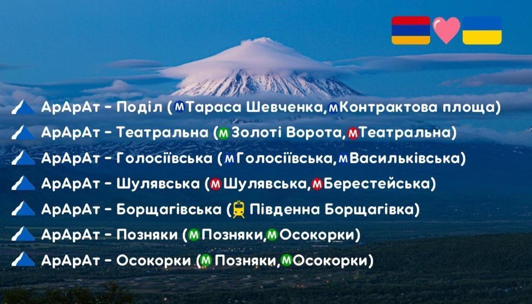 Ararat-Shulyavskaya Hostel Kyiv Exterior foto